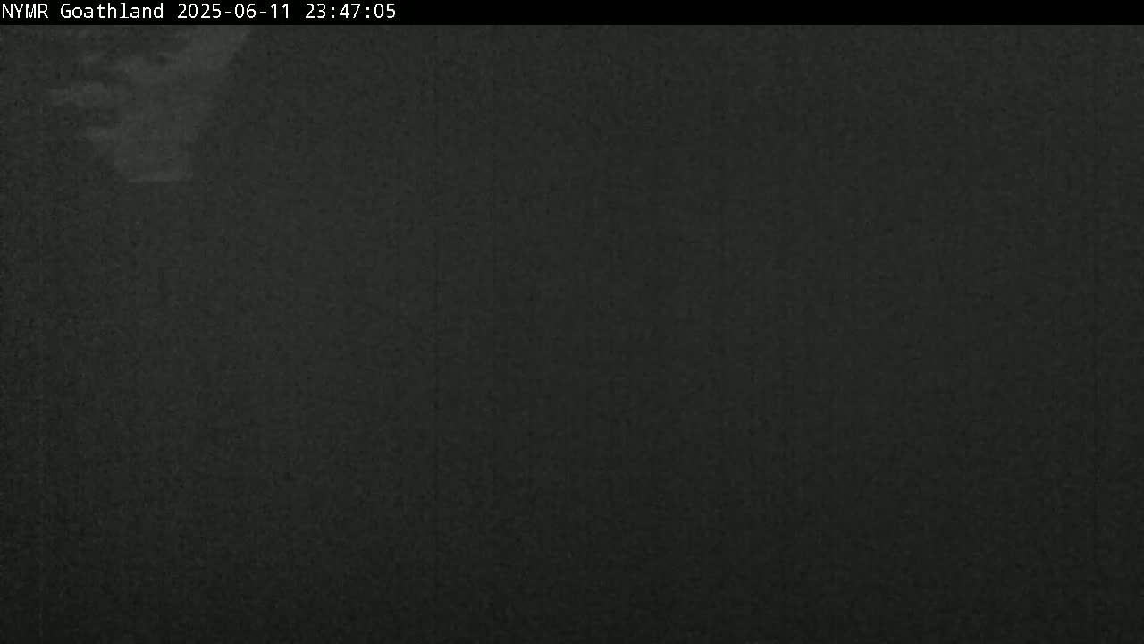 North Yorkshire Moors Railway (NYMR) Goathland Station North View Live Cam - Goathland, Borough of Scarborough, North Yorkshire, Yorkshire and the Humber, England, United Kingdom