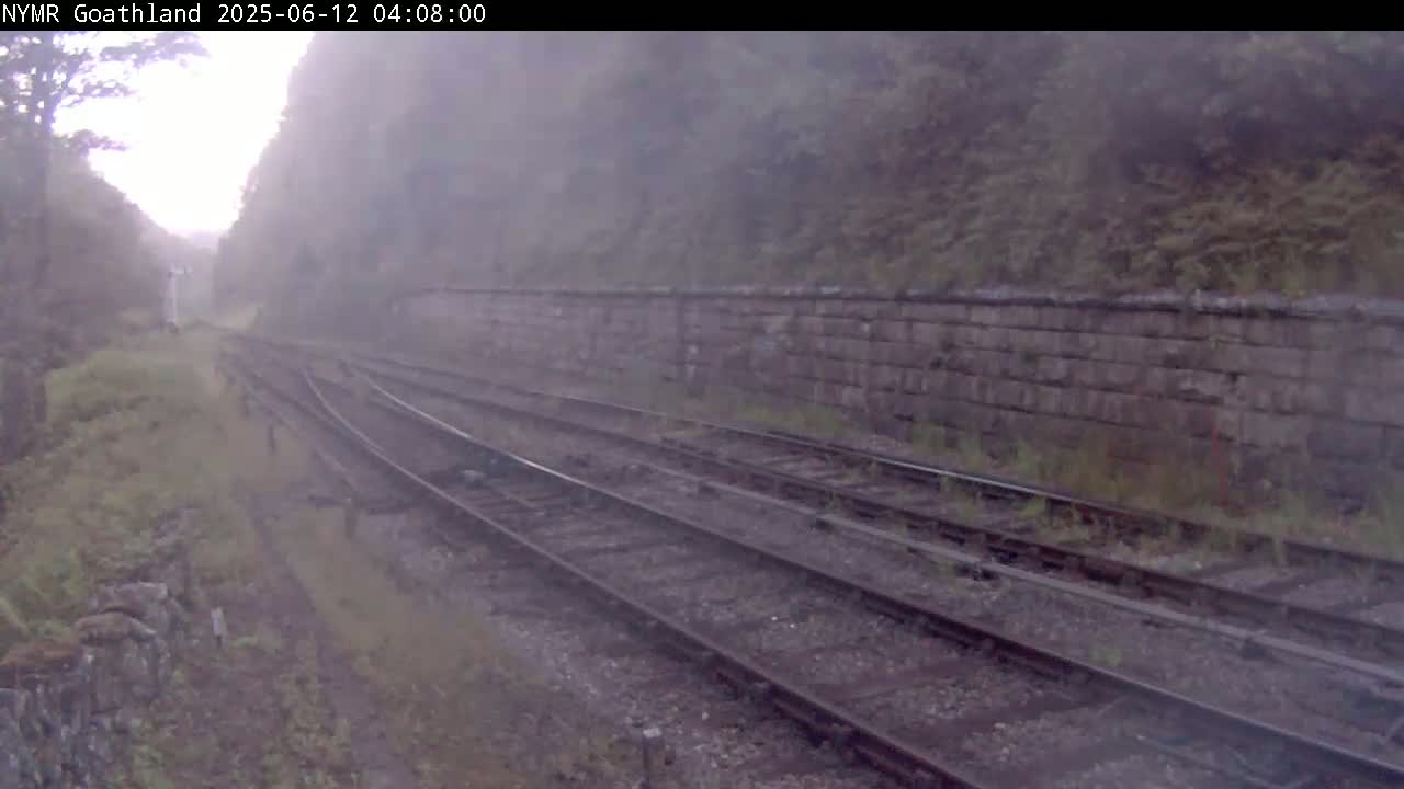 North Yorkshire Moors Railway (NYMR) Goathland Station North View Live Cam - Goathland, Borough of Scarborough, North Yorkshire, Yorkshire and the Humber, England, United Kingdom