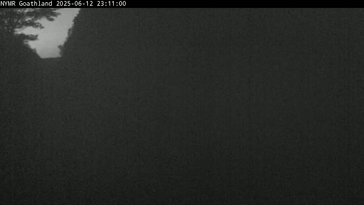 North Yorkshire Moors Railway (NYMR) Goathland Station North View Live Cam - Goathland, Borough of Scarborough, North Yorkshire, Yorkshire and the Humber, England, United Kingdom