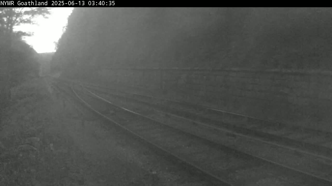 North Yorkshire Moors Railway (NYMR) Goathland Station North View Live Cam - Goathland, Borough of Scarborough, North Yorkshire, Yorkshire and the Humber, England, United Kingdom