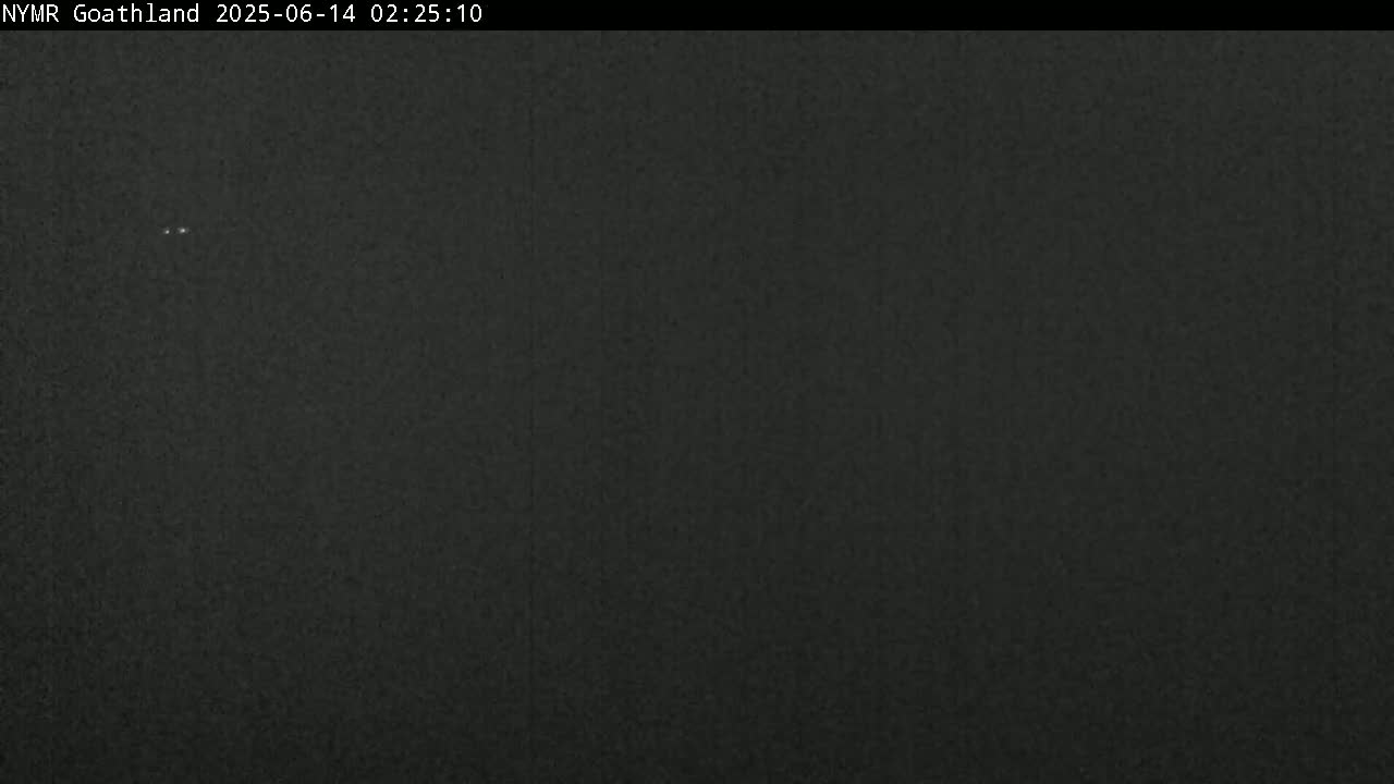North Yorkshire Moors Railway (NYMR) Goathland Station North View Live Cam - Goathland, Borough of Scarborough, North Yorkshire, Yorkshire and the Humber, England, United Kingdom