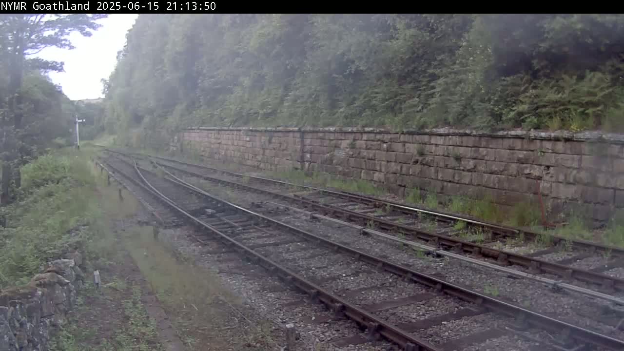 North Yorkshire Moors Railway (NYMR) Goathland Station North View Live Cam - Goathland, Borough of Scarborough, North Yorkshire, Yorkshire and the Humber, England, United Kingdom
