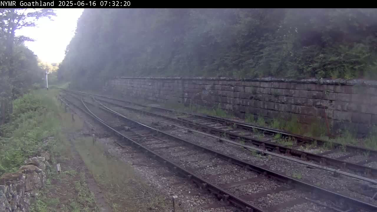 North Yorkshire Moors Railway (NYMR) Goathland Station North View Live Cam - Goathland, Borough of Scarborough, North Yorkshire, Yorkshire and the Humber, England, United Kingdom