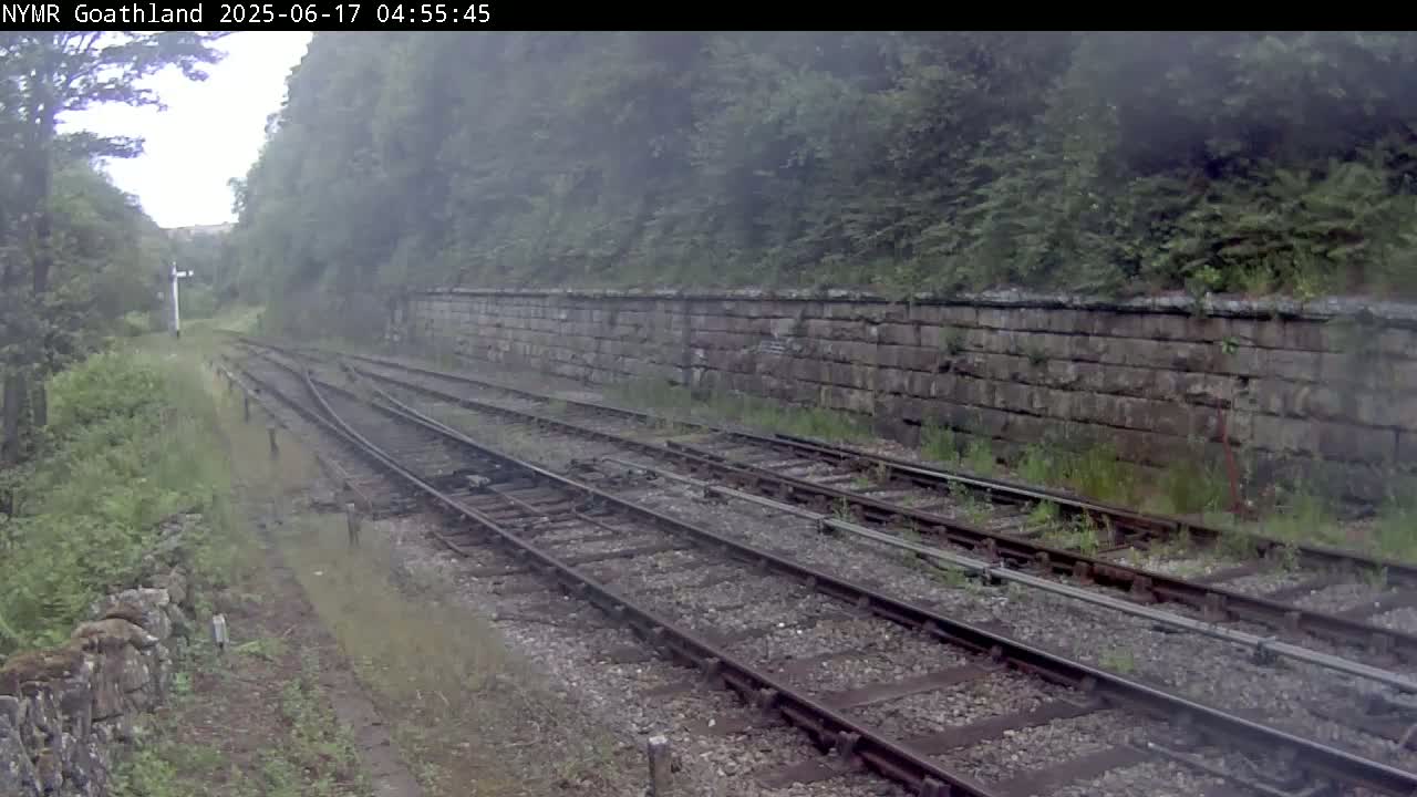 North Yorkshire Moors Railway (NYMR) Goathland Station North View Live Cam - Goathland, Borough of Scarborough, North Yorkshire, Yorkshire and the Humber, England, United Kingdom