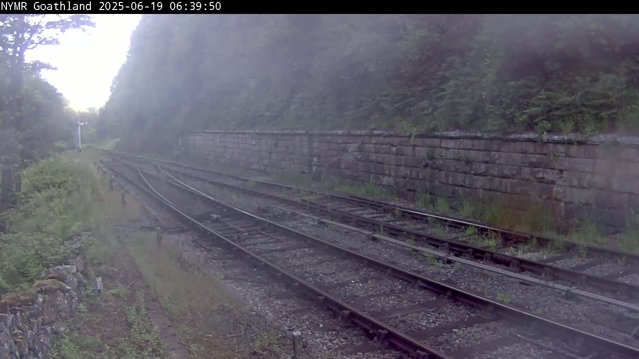 North Yorkshire Moors Railway (NYMR) Goathland Station North View Live Cam - Goathland, Borough of Scarborough, North Yorkshire, Yorkshire and the Humber, England, United Kingdom