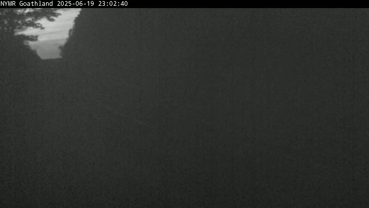 North Yorkshire Moors Railway (NYMR) Goathland Station North View Live Cam - Goathland, Borough of Scarborough, North Yorkshire, Yorkshire and the Humber, England, United Kingdom