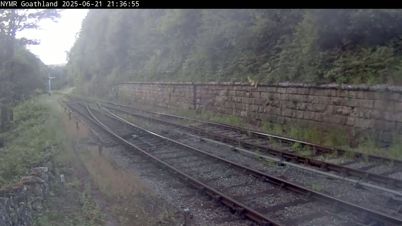 North Yorkshire Moors Railway (NYMR) Goathland Station North View Live Cam - Goathland, Borough of Scarborough, North Yorkshire, Yorkshire and the Humber, England, United Kingdom