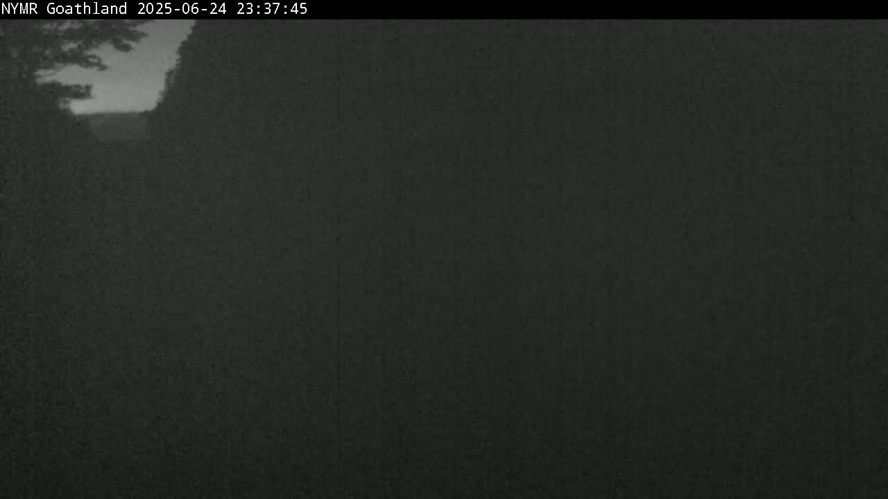 North Yorkshire Moors Railway (NYMR) Goathland Station North View Live Cam - Goathland, Borough of Scarborough, North Yorkshire, Yorkshire and the Humber, England, United Kingdom