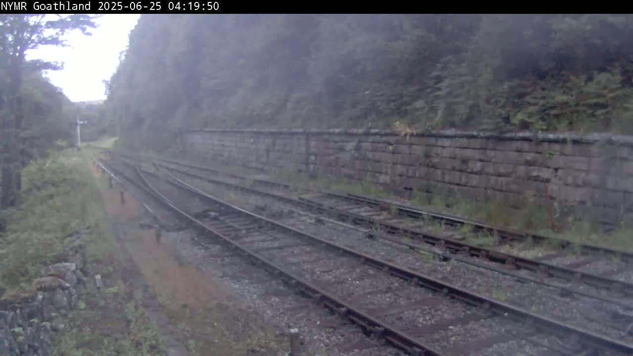North Yorkshire Moors Railway (NYMR) Goathland Station North View Live Cam - Goathland, Borough of Scarborough, North Yorkshire, Yorkshire and the Humber, England, United Kingdom