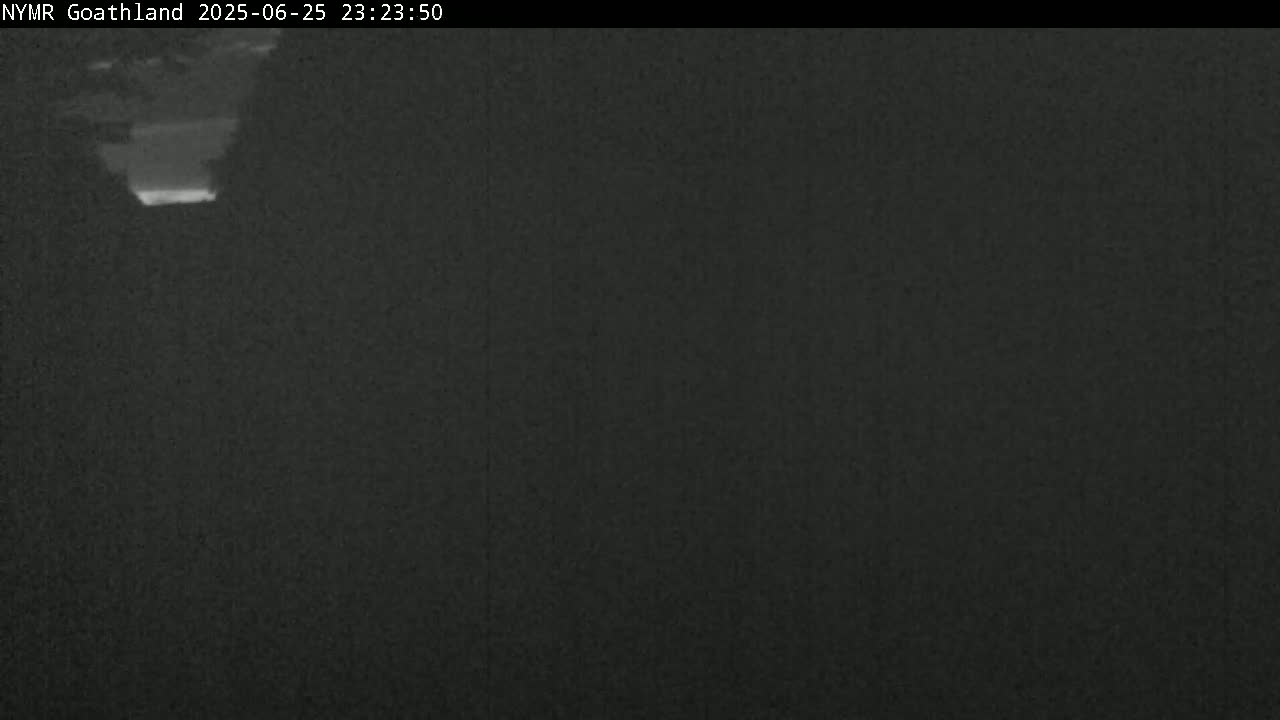 North Yorkshire Moors Railway (NYMR) Goathland Station North View Live Cam - Goathland, Borough of Scarborough, North Yorkshire, Yorkshire and the Humber, England, United Kingdom