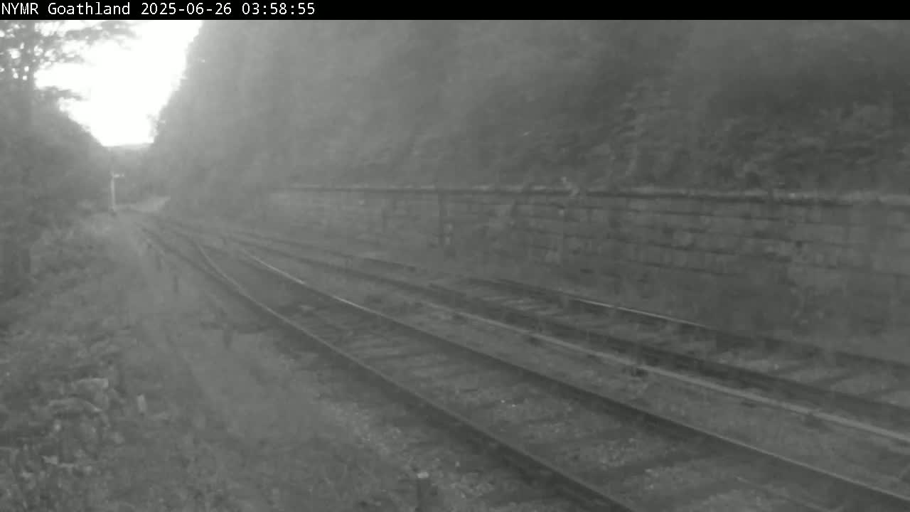 North Yorkshire Moors Railway (NYMR) Goathland Station North View Live Cam - Goathland, Borough of Scarborough, North Yorkshire, Yorkshire and the Humber, England, United Kingdom