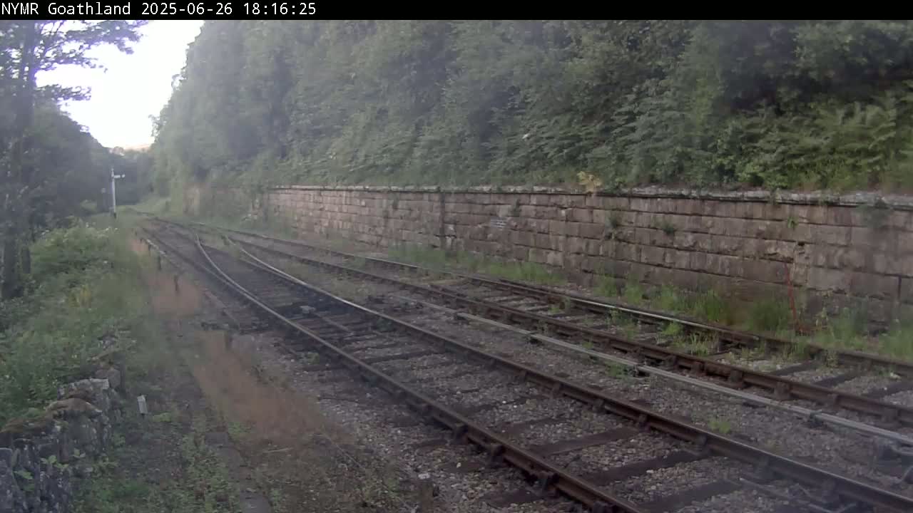 North Yorkshire Moors Railway (NYMR) Goathland Station North View Live Cam - Goathland, Borough of Scarborough, North Yorkshire, Yorkshire and the Humber, England, United Kingdom