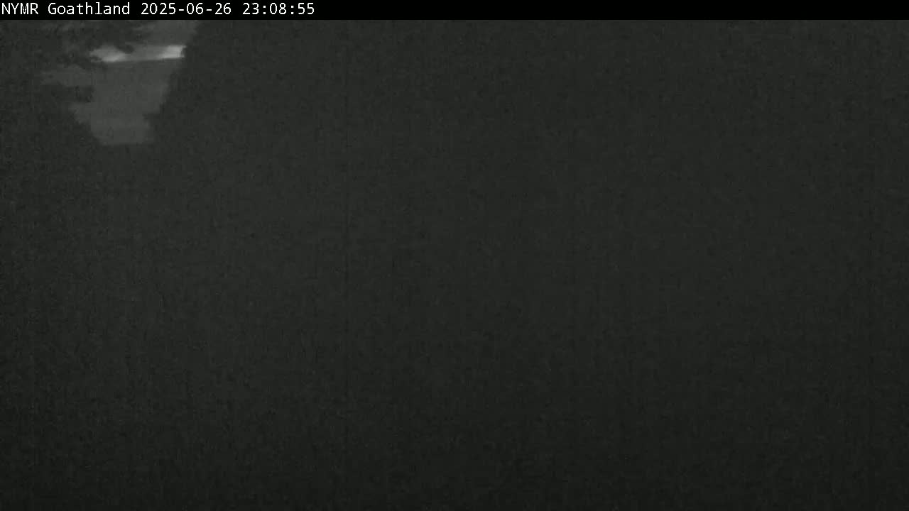 North Yorkshire Moors Railway (NYMR) Goathland Station North View Live Cam - Goathland, Borough of Scarborough, North Yorkshire, Yorkshire and the Humber, England, United Kingdom
