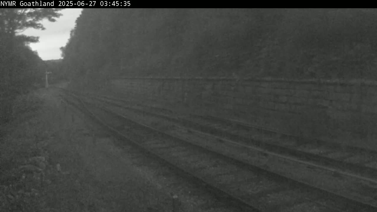 North Yorkshire Moors Railway (NYMR) Goathland Station North View Live Cam - Goathland, Borough of Scarborough, North Yorkshire, Yorkshire and the Humber, England, United Kingdom