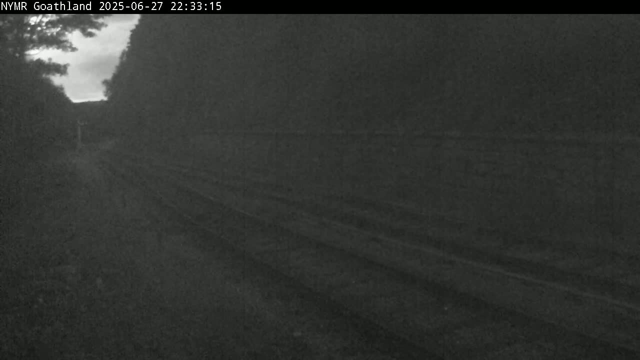North Yorkshire Moors Railway (NYMR) Goathland Station North View Live Cam - Goathland, Borough of Scarborough, North Yorkshire, Yorkshire and the Humber, England, United Kingdom