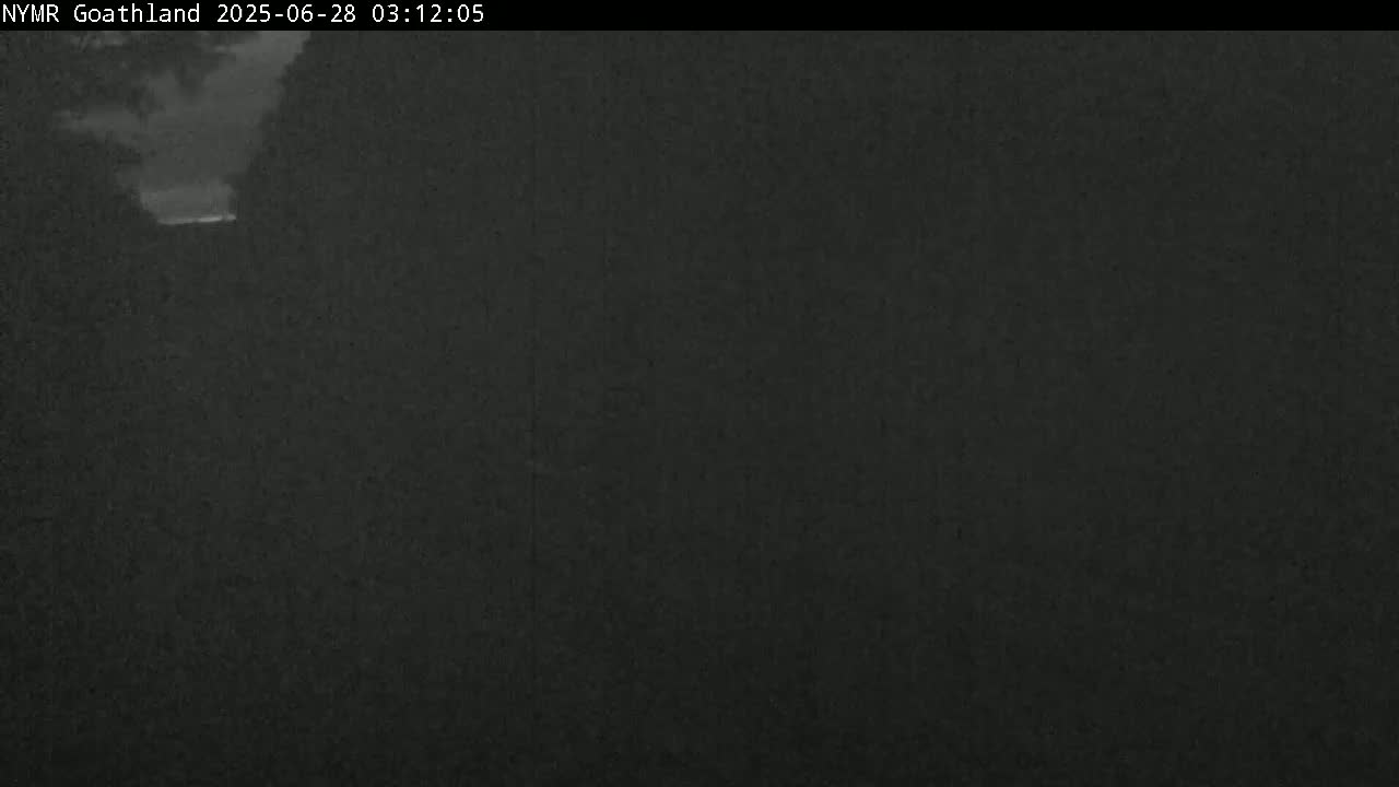 North Yorkshire Moors Railway (NYMR) Goathland Station North View Live Cam - Goathland, Borough of Scarborough, North Yorkshire, Yorkshire and the Humber, England, United Kingdom