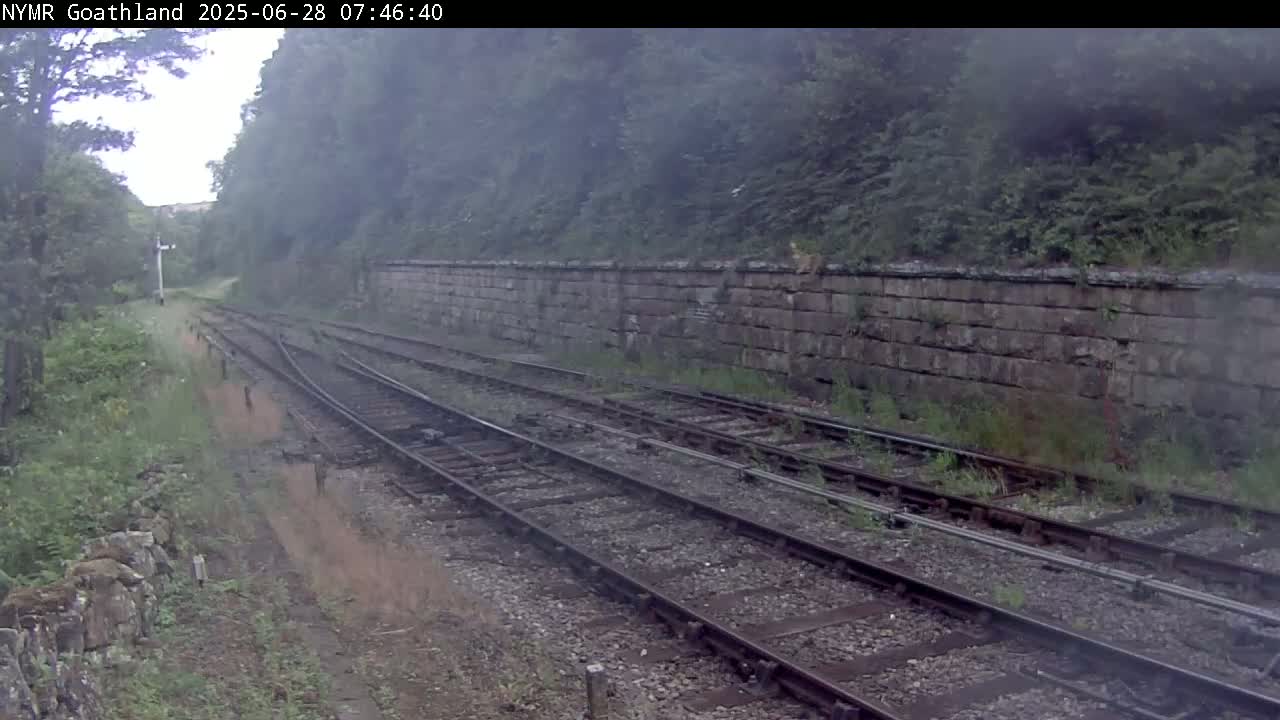 North Yorkshire Moors Railway (NYMR) Goathland Station North View Live Cam - Goathland, Borough of Scarborough, North Yorkshire, Yorkshire and the Humber, England, United Kingdom