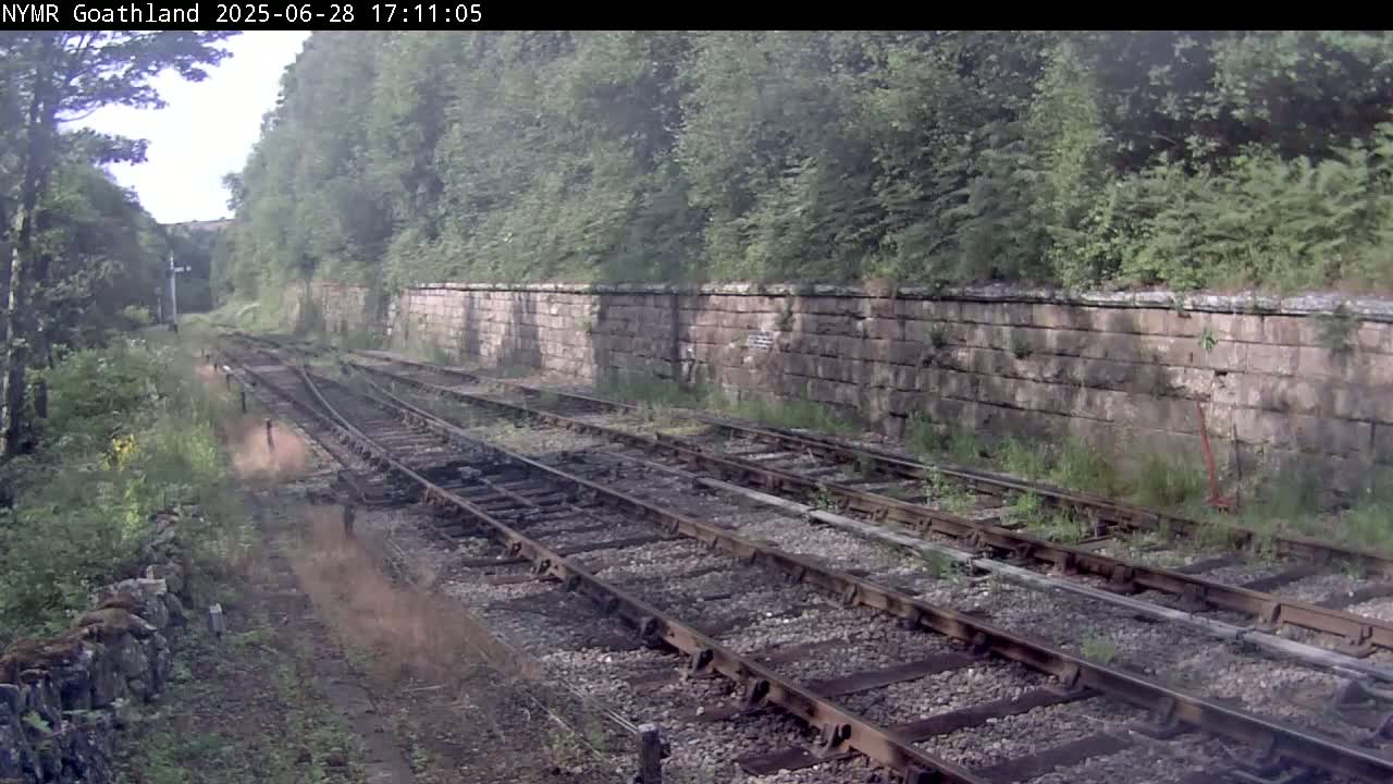 North Yorkshire Moors Railway (NYMR) Goathland Station North View Live Cam - Goathland, Borough of Scarborough, North Yorkshire, Yorkshire and the Humber, England, United Kingdom
