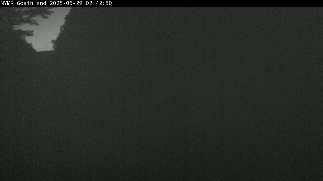 North Yorkshire Moors Railway (NYMR) Goathland Station North View Live Cam - Goathland, Borough of Scarborough, North Yorkshire, Yorkshire and the Humber, England, United Kingdom