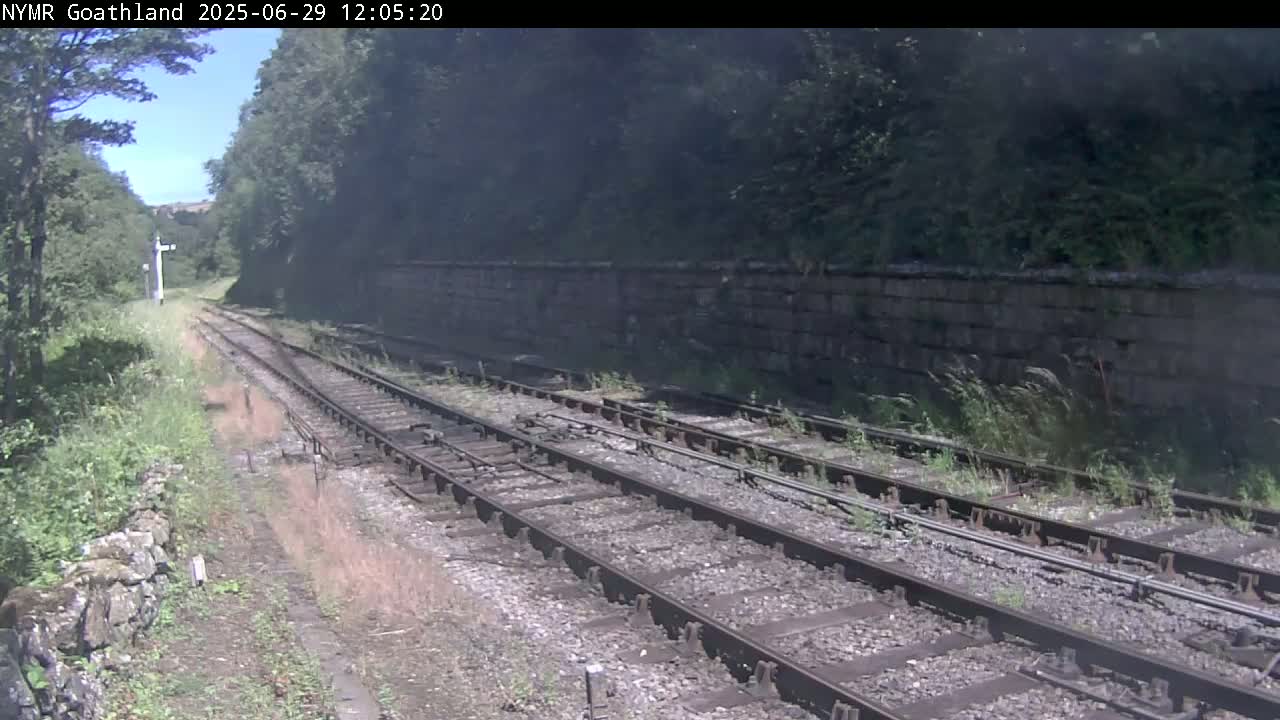 North Yorkshire Moors Railway (NYMR) Goathland Station North View Live Cam - Goathland, Borough of Scarborough, North Yorkshire, Yorkshire and the Humber, England, United Kingdom