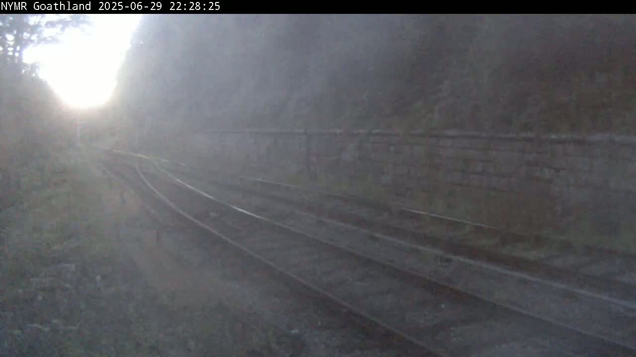North Yorkshire Moors Railway (NYMR) Goathland Station North View Live Cam - Goathland, Borough of Scarborough, North Yorkshire, Yorkshire and the Humber, England, United Kingdom