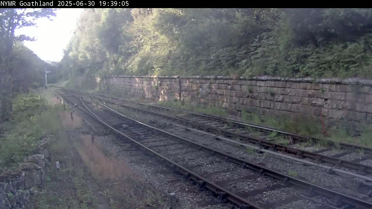North Yorkshire Moors Railway (NYMR) Goathland Station North View Live Cam - Goathland, Borough of Scarborough, North Yorkshire, Yorkshire and the Humber, England, United Kingdom