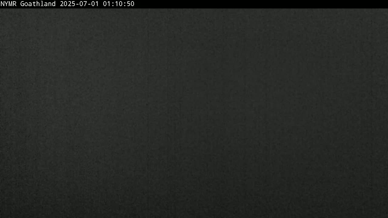 North Yorkshire Moors Railway (NYMR) Goathland Station North View Live Cam - Goathland, Borough of Scarborough, North Yorkshire, Yorkshire and the Humber, England, United Kingdom