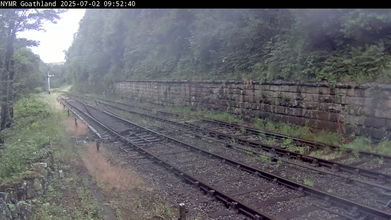 North Yorkshire Moors Railway (NYMR) Goathland Station North View Live Cam - Goathland, Borough of Scarborough, North Yorkshire, Yorkshire and the Humber, England, United Kingdom