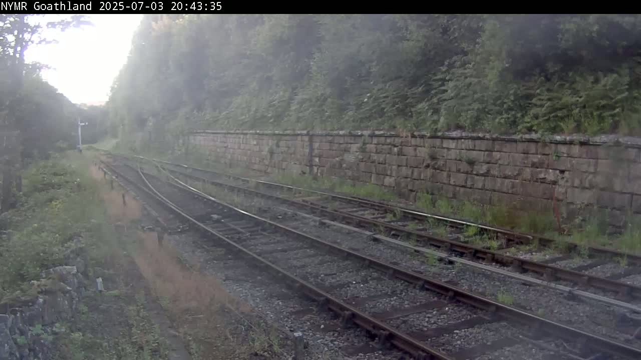 North Yorkshire Moors Railway (NYMR) Goathland Station North View Live Cam - Goathland, Borough of Scarborough, North Yorkshire, Yorkshire and the Humber, England, United Kingdom