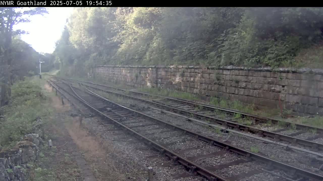 North Yorkshire Moors Railway (NYMR) Goathland Station North View Live Cam - Goathland, Borough of Scarborough, North Yorkshire, Yorkshire and the Humber, England, United Kingdom
