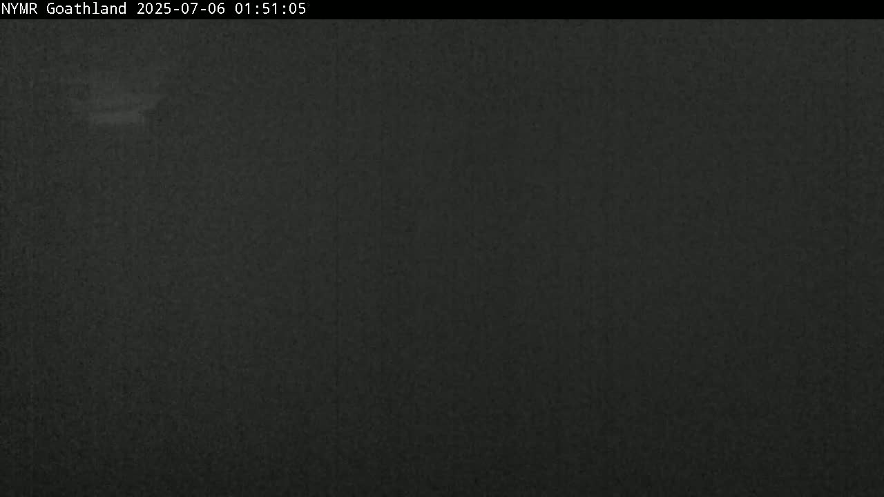 North Yorkshire Moors Railway (NYMR) Goathland Station North View Live Cam - Goathland, Borough of Scarborough, North Yorkshire, Yorkshire and the Humber, England, United Kingdom