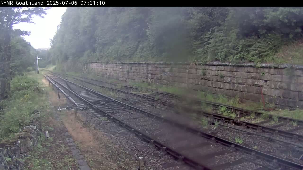 North Yorkshire Moors Railway (NYMR) Goathland Station North View Live Cam - Goathland, Borough of Scarborough, North Yorkshire, Yorkshire and the Humber, England, United Kingdom