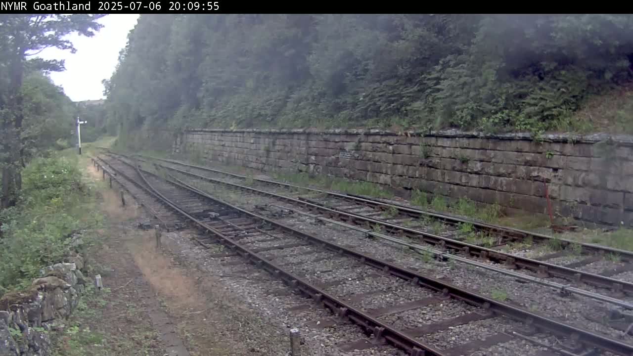 North Yorkshire Moors Railway (NYMR) Goathland Station North View Live Cam - Goathland, Borough of Scarborough, North Yorkshire, Yorkshire and the Humber, England, United Kingdom
