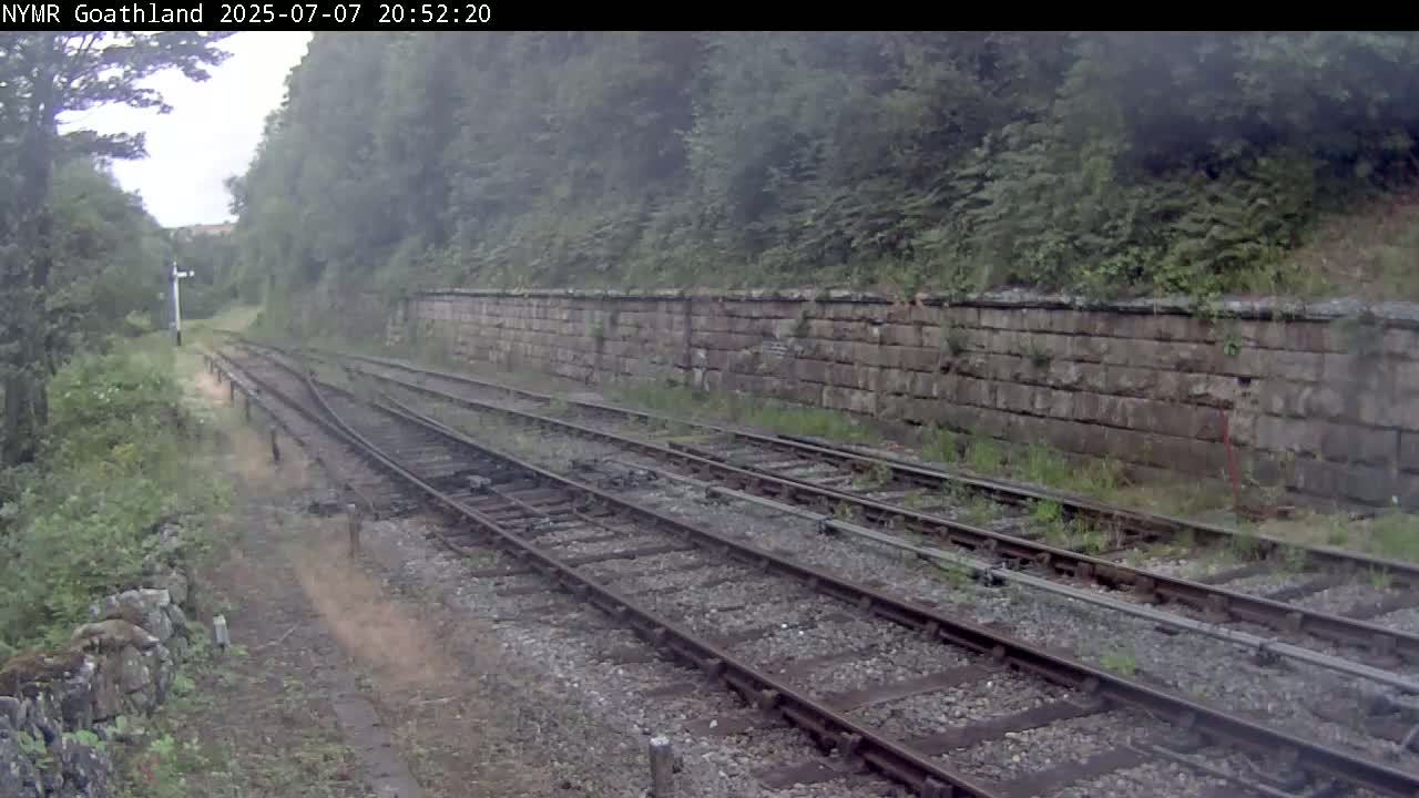 North Yorkshire Moors Railway (NYMR) Goathland Station North View Live Cam - Goathland, Borough of Scarborough, North Yorkshire, Yorkshire and the Humber, England, United Kingdom