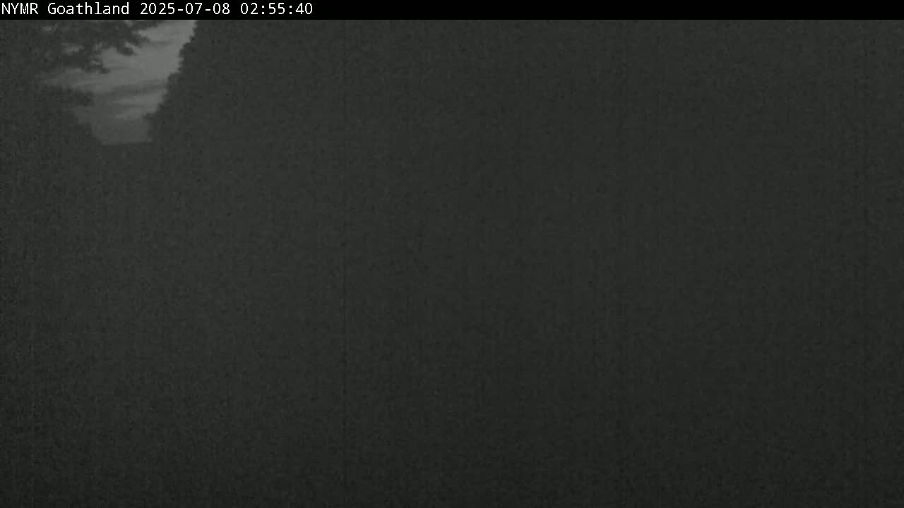 North Yorkshire Moors Railway (NYMR) Goathland Station North View Live Cam - Goathland, Borough of Scarborough, North Yorkshire, Yorkshire and the Humber, England, United Kingdom