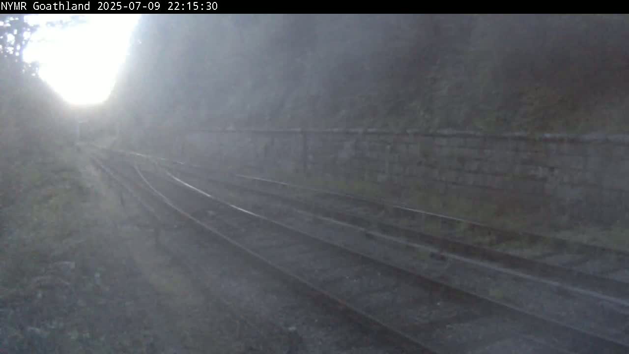 North Yorkshire Moors Railway (NYMR) Goathland Station North View Live Cam - Goathland, Borough of Scarborough, North Yorkshire, Yorkshire and the Humber, England, United Kingdom