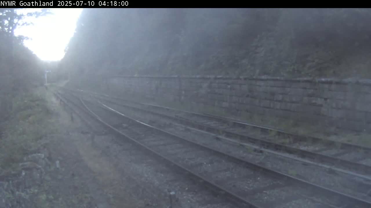 North Yorkshire Moors Railway (NYMR) Goathland Station North View Live Cam - Goathland, Borough of Scarborough, North Yorkshire, Yorkshire and the Humber, England, United Kingdom