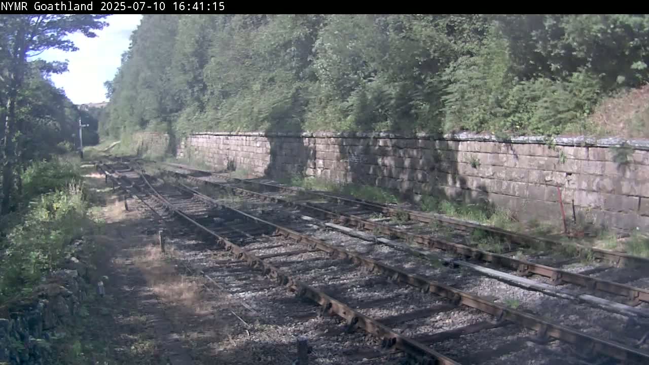 North Yorkshire Moors Railway (NYMR) Goathland Station North View Live Cam - Goathland, Borough of Scarborough, North Yorkshire, Yorkshire and the Humber, England, United Kingdom