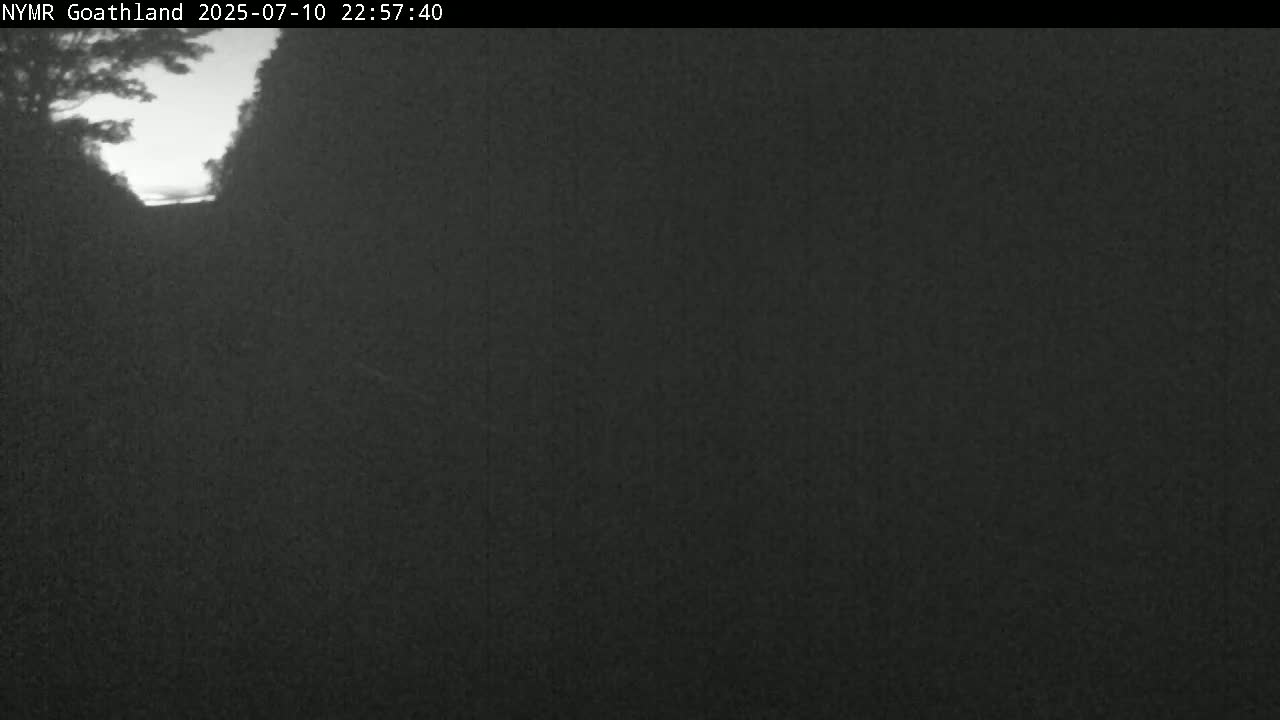 North Yorkshire Moors Railway (NYMR) Goathland Station North View Live Cam - Goathland, Borough of Scarborough, North Yorkshire, Yorkshire and the Humber, England, United Kingdom