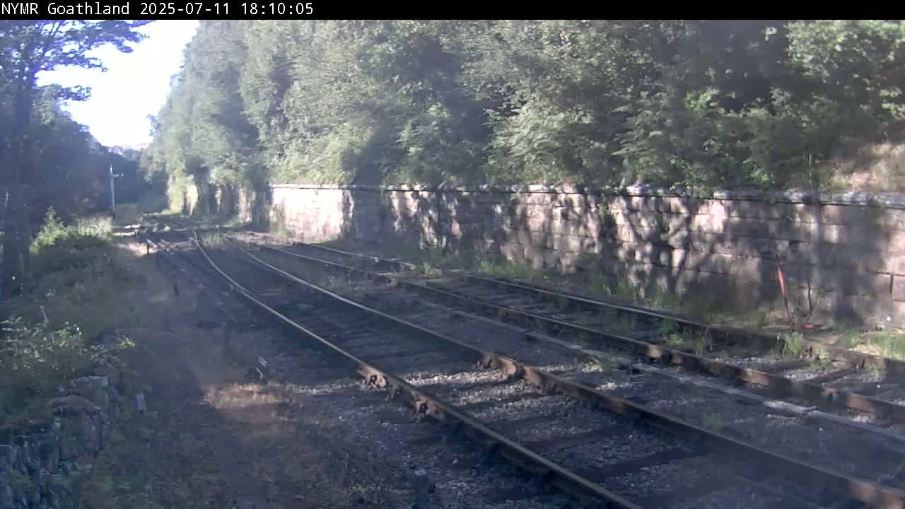 North Yorkshire Moors Railway (NYMR) Goathland Station North View Live Cam - Goathland, Borough of Scarborough, North Yorkshire, Yorkshire and the Humber, England, United Kingdom