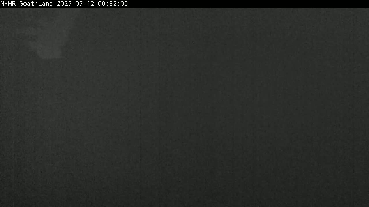 North Yorkshire Moors Railway (NYMR) Goathland Station North View Live Cam - Goathland, Borough of Scarborough, North Yorkshire, Yorkshire and the Humber, England, United Kingdom
