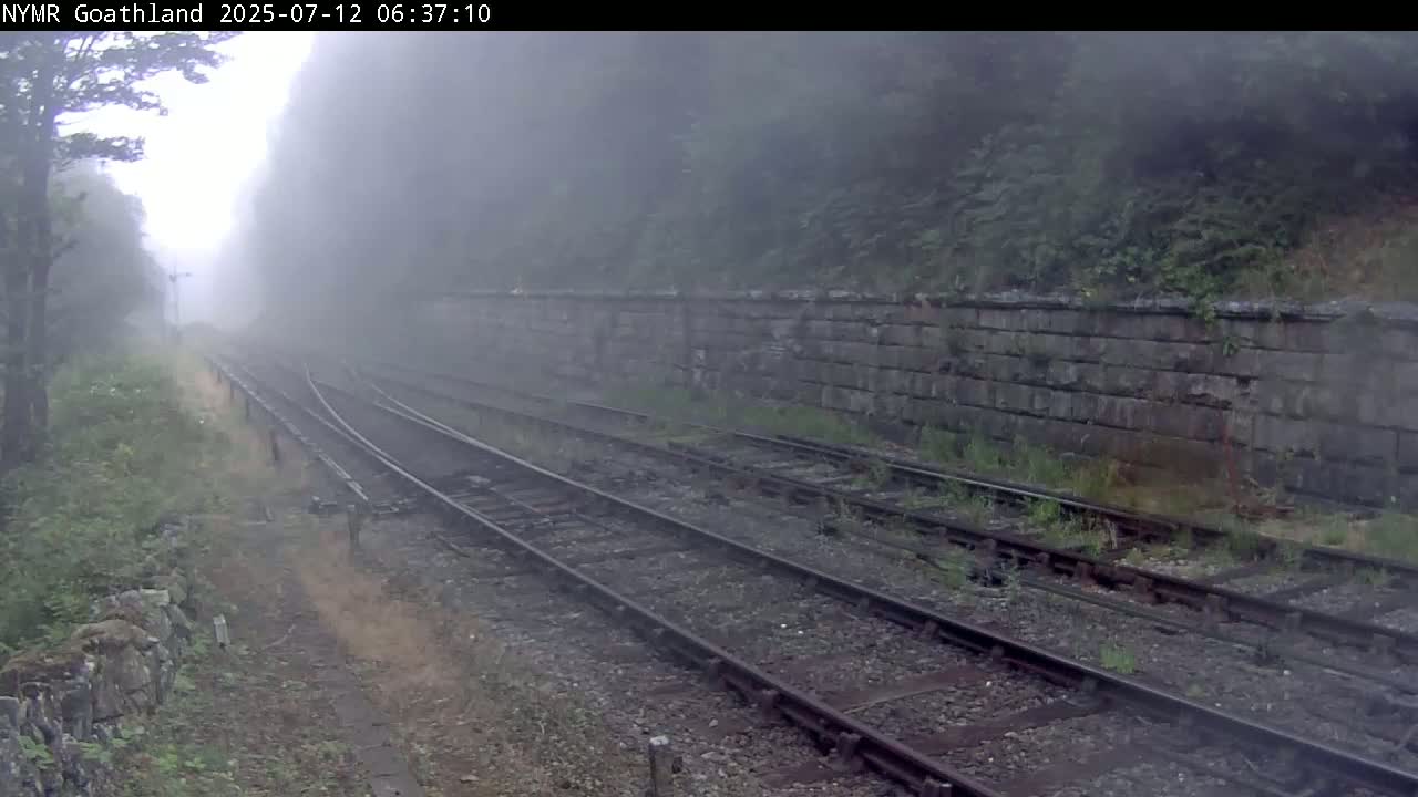 North Yorkshire Moors Railway (NYMR) Goathland Station North View Live Cam - Goathland, Borough of Scarborough, North Yorkshire, Yorkshire and the Humber, England, United Kingdom