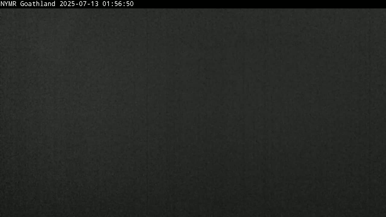 North Yorkshire Moors Railway (NYMR) Goathland Station North View Live Cam - Goathland, Borough of Scarborough, North Yorkshire, Yorkshire and the Humber, England, United Kingdom