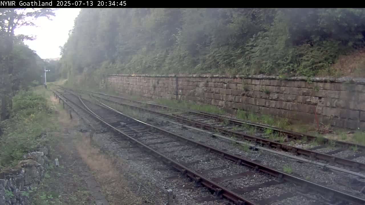 North Yorkshire Moors Railway (NYMR) Goathland Station North View Live Cam - Goathland, Borough of Scarborough, North Yorkshire, Yorkshire and the Humber, England, United Kingdom