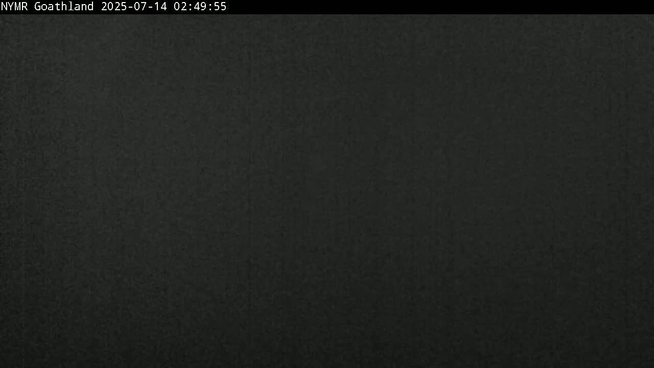 North Yorkshire Moors Railway (NYMR) Goathland Station North View Live Cam - Goathland, Borough of Scarborough, North Yorkshire, Yorkshire and the Humber, England, United Kingdom