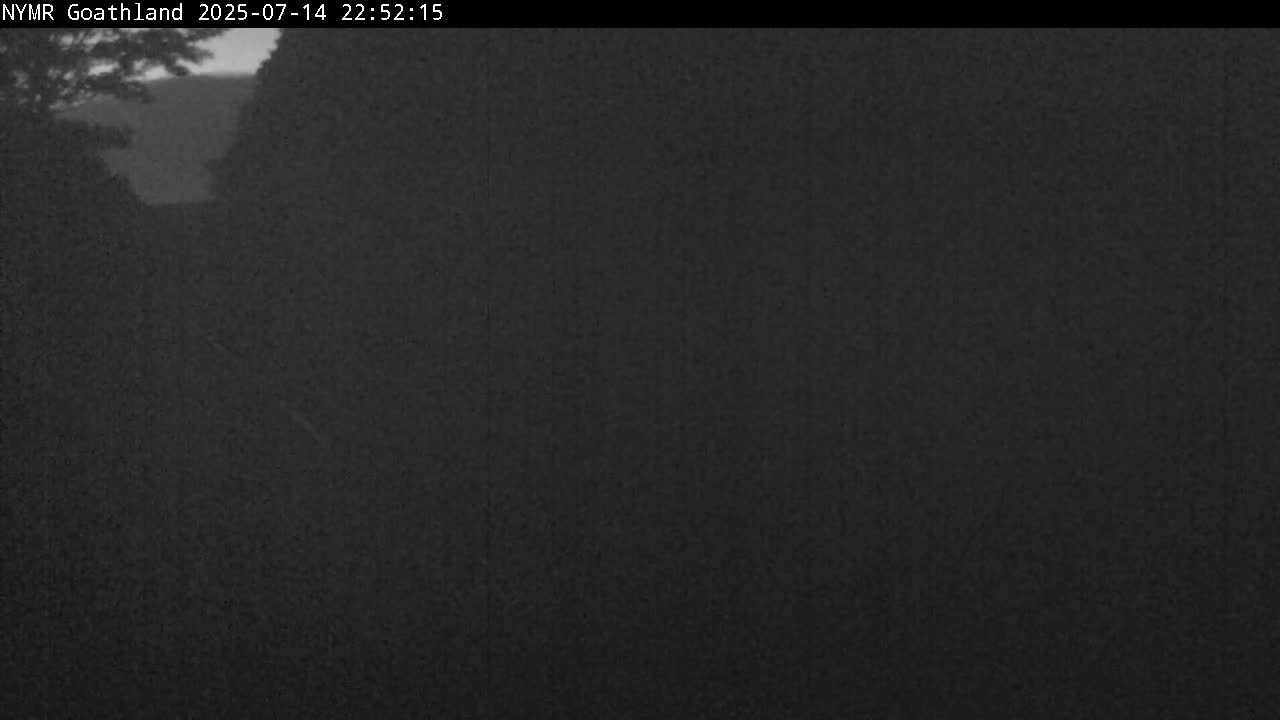 North Yorkshire Moors Railway (NYMR) Goathland Station North View Live Cam - Goathland, Borough of Scarborough, North Yorkshire, Yorkshire and the Humber, England, United Kingdom
