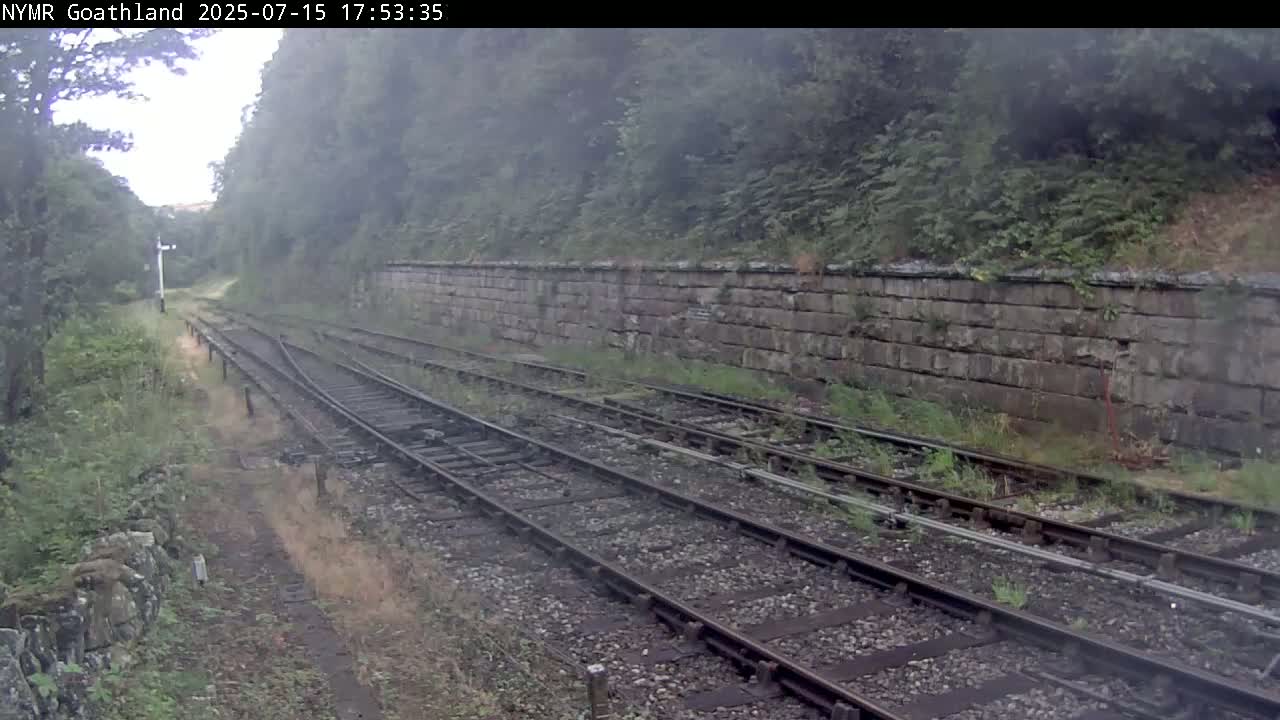 North Yorkshire Moors Railway (NYMR) Goathland Station North View Live Cam - Goathland, Borough of Scarborough, North Yorkshire, Yorkshire and the Humber, England, United Kingdom