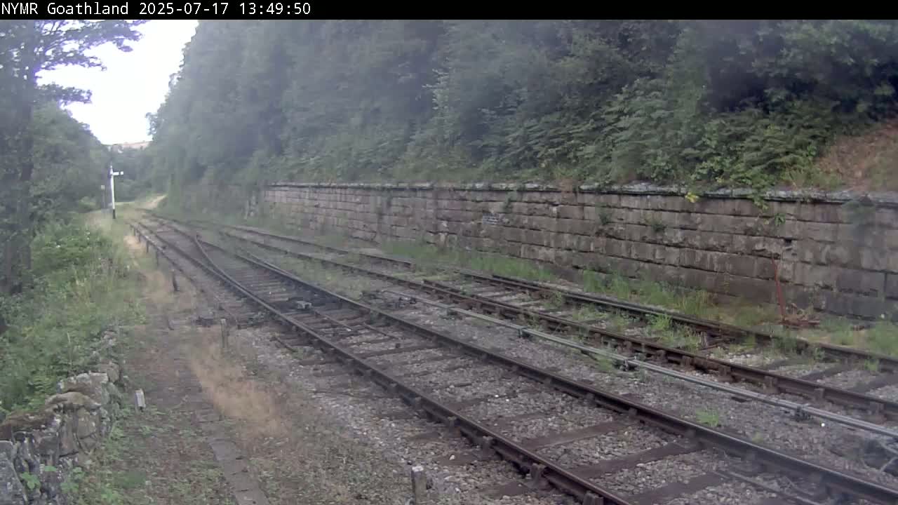 North Yorkshire Moors Railway (NYMR) Goathland Station North View Live Cam - Goathland, Borough of Scarborough, North Yorkshire, Yorkshire and the Humber, England, United Kingdom