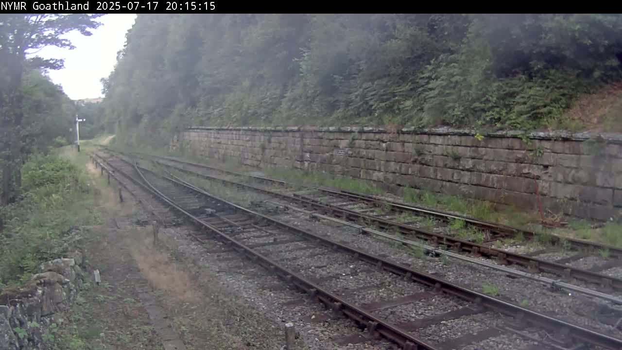 North Yorkshire Moors Railway (NYMR) Goathland Station North View Live Cam - Goathland, Borough of Scarborough, North Yorkshire, Yorkshire and the Humber, England, United Kingdom