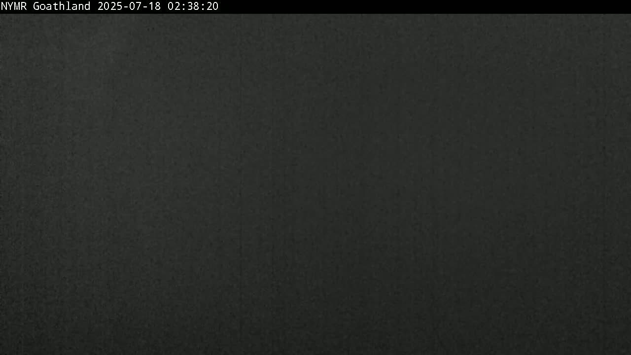 North Yorkshire Moors Railway (NYMR) Goathland Station North View Live Cam - Goathland, Borough of Scarborough, North Yorkshire, Yorkshire and the Humber, England, United Kingdom